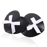 Black Heart White Box Nipple Pasties Fancy Dress Ups
